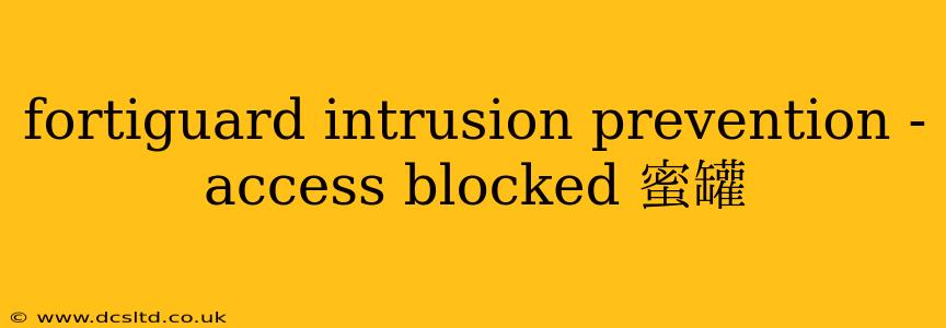 fortiguard intrusion prevention - access blocked 蜜罐