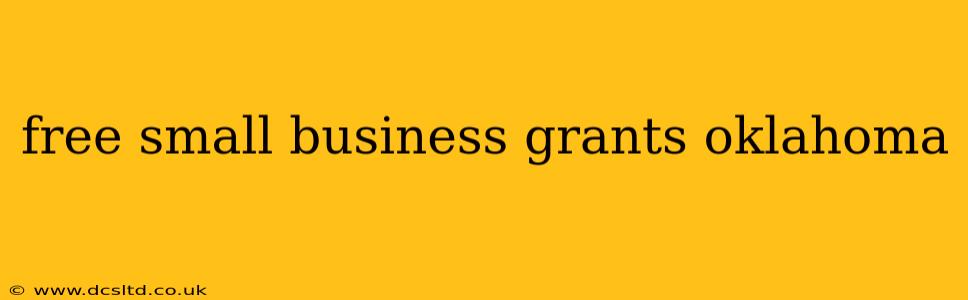free small business grants oklahoma