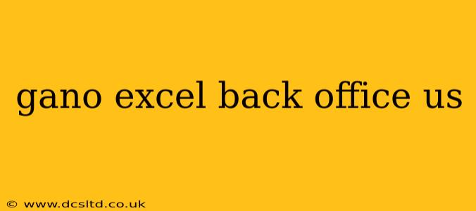 gano excel back office us