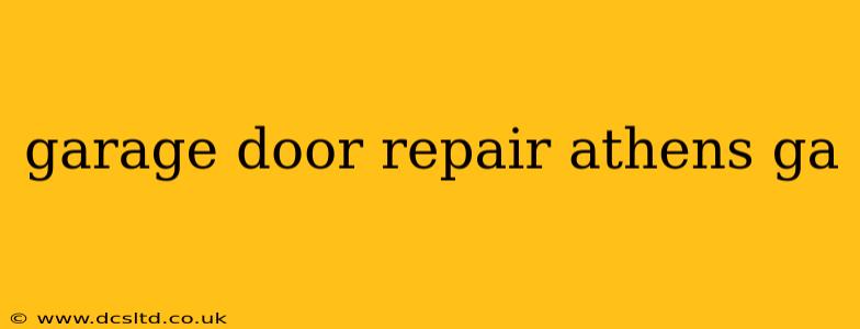 garage door repair athens ga