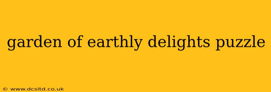 garden of earthly delights puzzle