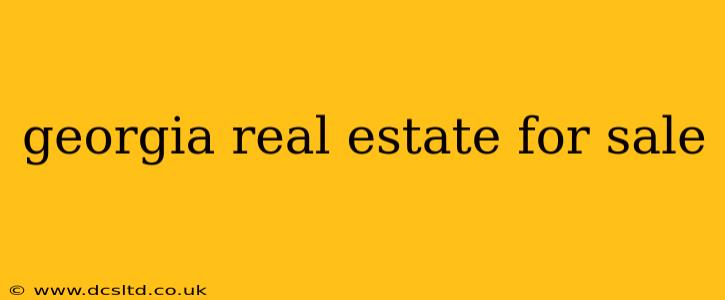 georgia real estate for sale