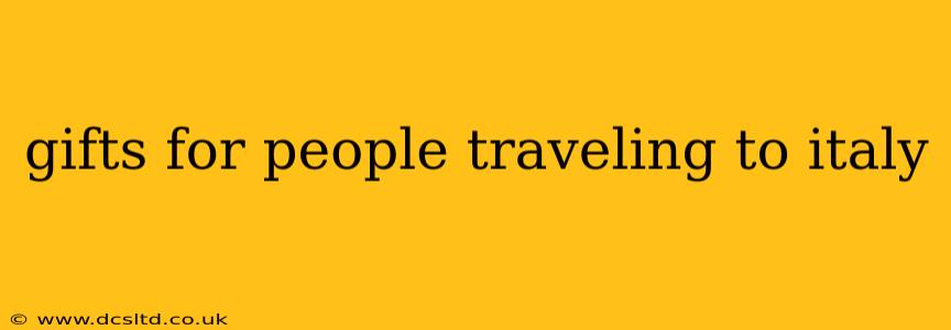 gifts for people traveling to italy