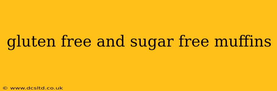 gluten free and sugar free muffins