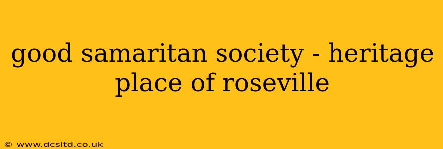 good samaritan society - heritage place of roseville