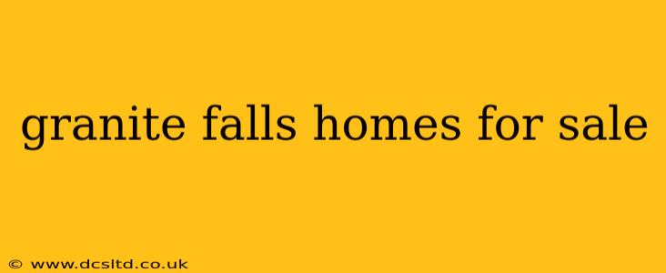 granite falls homes for sale