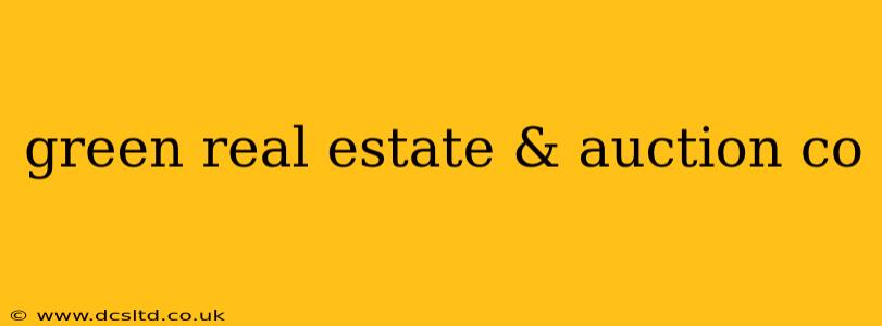 green real estate & auction co
