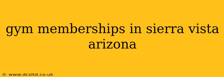 gym memberships in sierra vista arizona