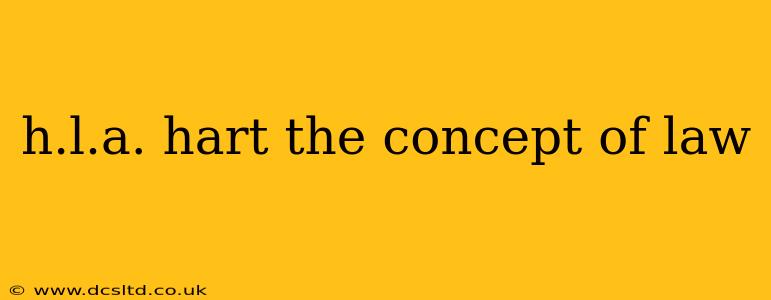 h.l.a. hart the concept of law