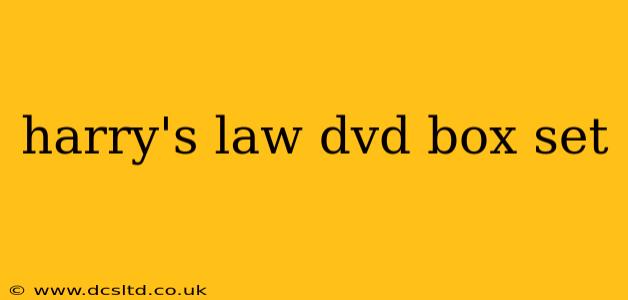harry's law dvd box set