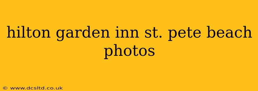 hilton garden inn st. pete beach photos