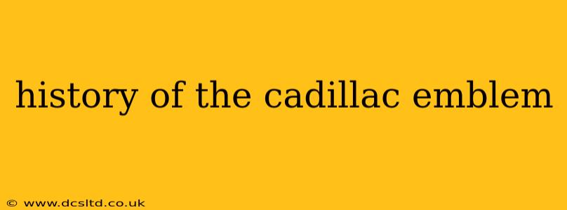 history of the cadillac emblem