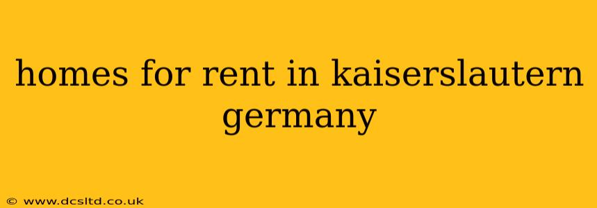 homes for rent in kaiserslautern germany