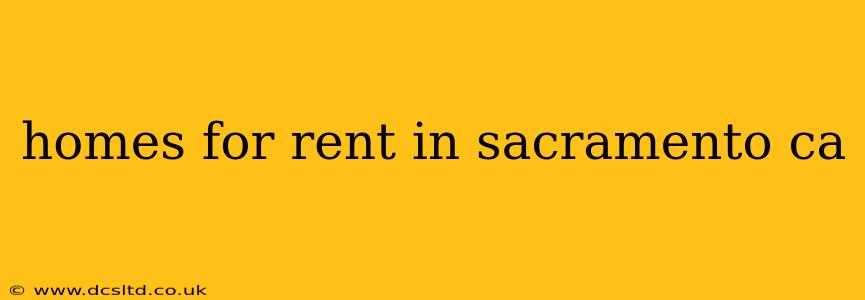 homes for rent in sacramento ca