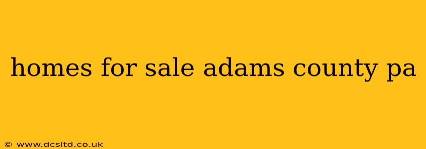 homes for sale adams county pa
