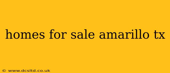 homes for sale amarillo tx