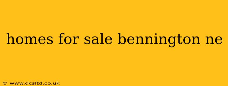 homes for sale bennington ne