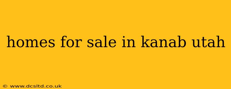 homes for sale in kanab utah