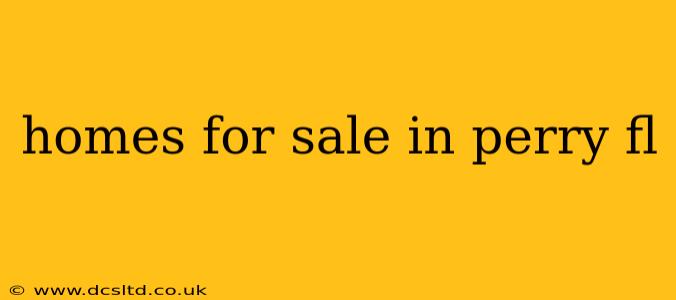 homes for sale in perry fl