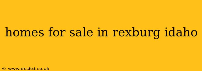homes for sale in rexburg idaho