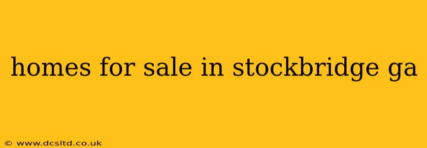 homes for sale in stockbridge ga