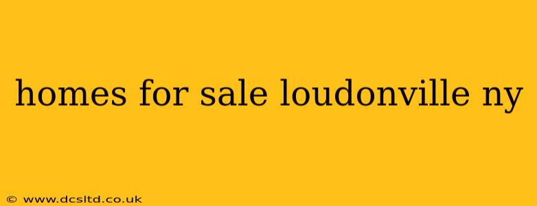 homes for sale loudonville ny