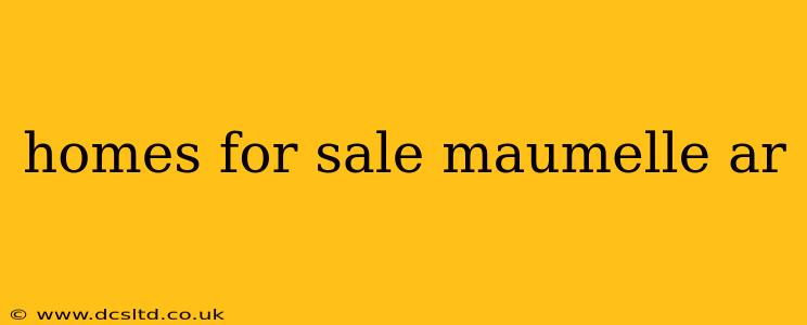 homes for sale maumelle ar