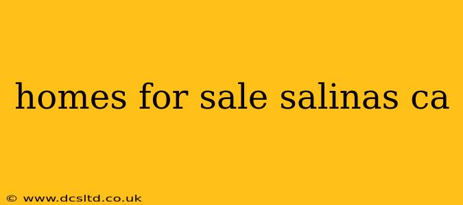 homes for sale salinas ca