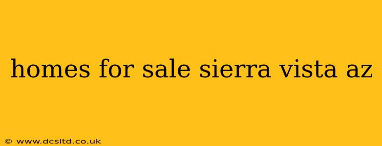 homes for sale sierra vista az