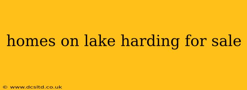 homes on lake harding for sale