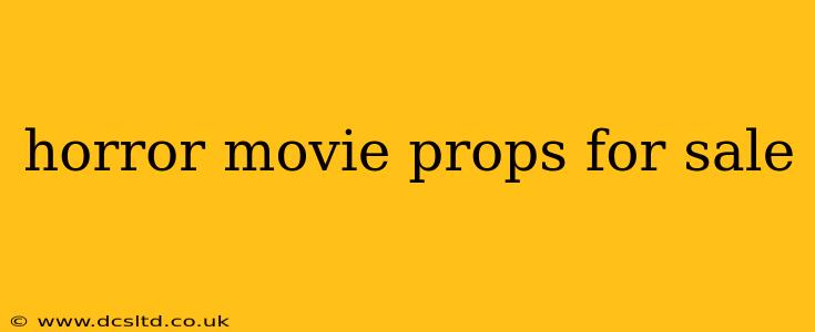 horror movie props for sale