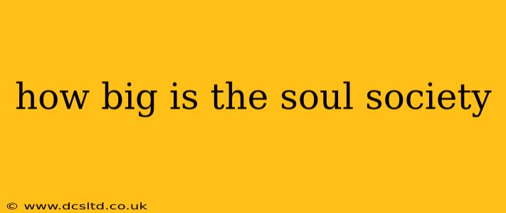 how big is the soul society