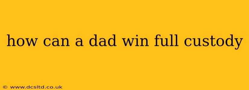 how can a dad win full custody