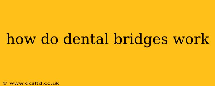 how do dental bridges work