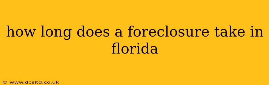 how long does a foreclosure take in florida