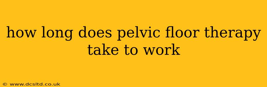 how long does pelvic floor therapy take to work