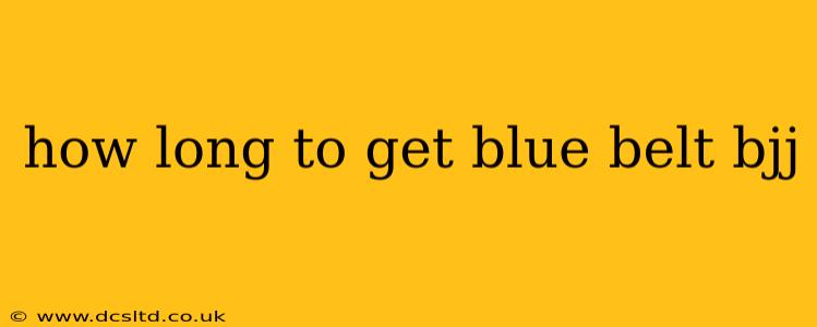 how long to get blue belt bjj