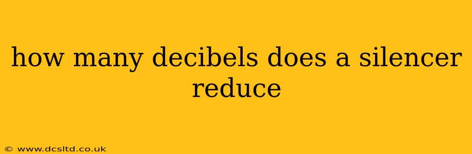 how many decibels does a silencer reduce