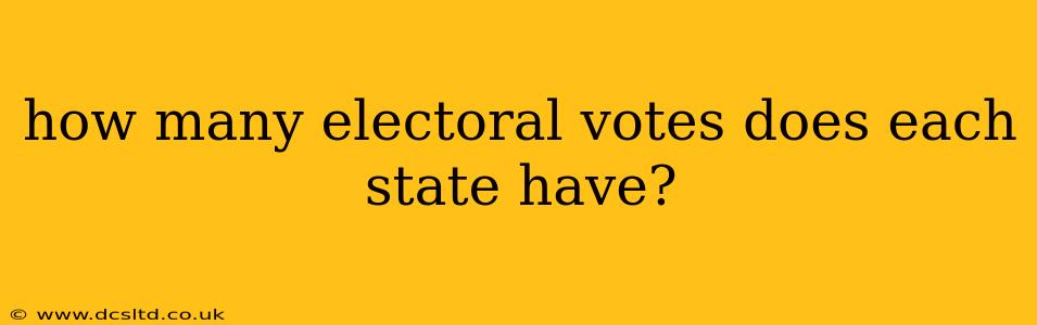 how many electoral votes does each state have?
