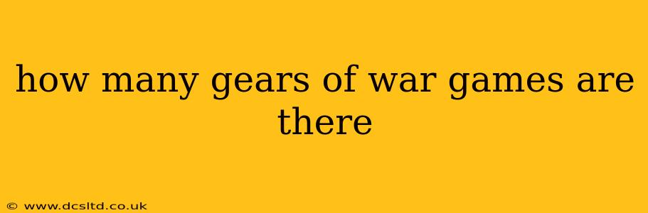 how many gears of war games are there