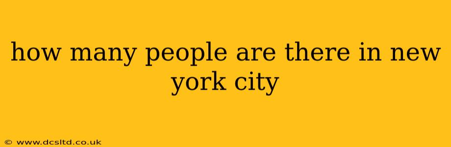 how many people are there in new york city