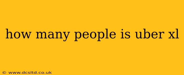 how many people is uber xl