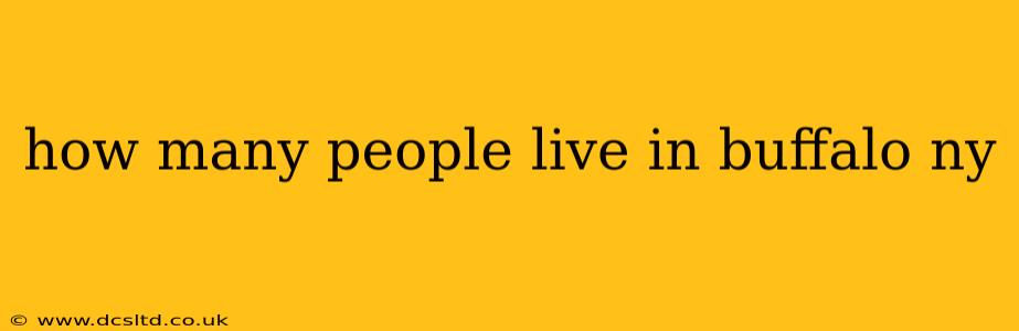 how many people live in buffalo ny