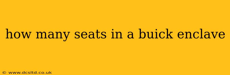 how many seats in a buick enclave