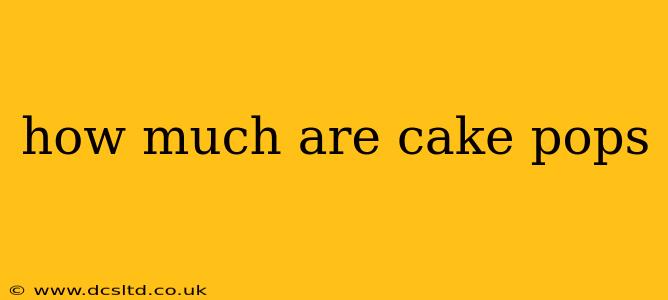 how much are cake pops