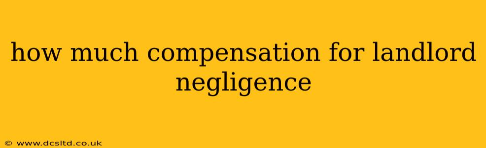 how much compensation for landlord negligence