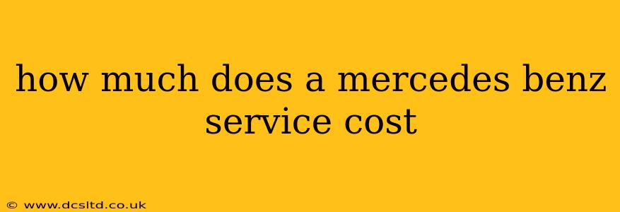 how much does a mercedes benz service cost