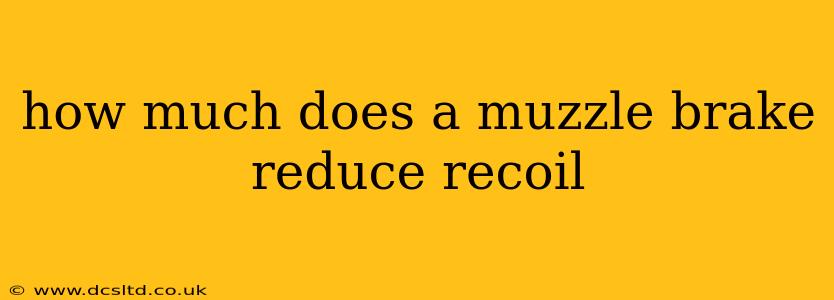 how much does a muzzle brake reduce recoil