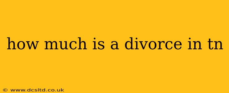 how much is a divorce in tn