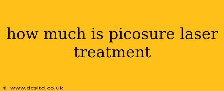 how much is picosure laser treatment